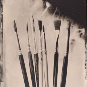 Paintbrushes -Tintype